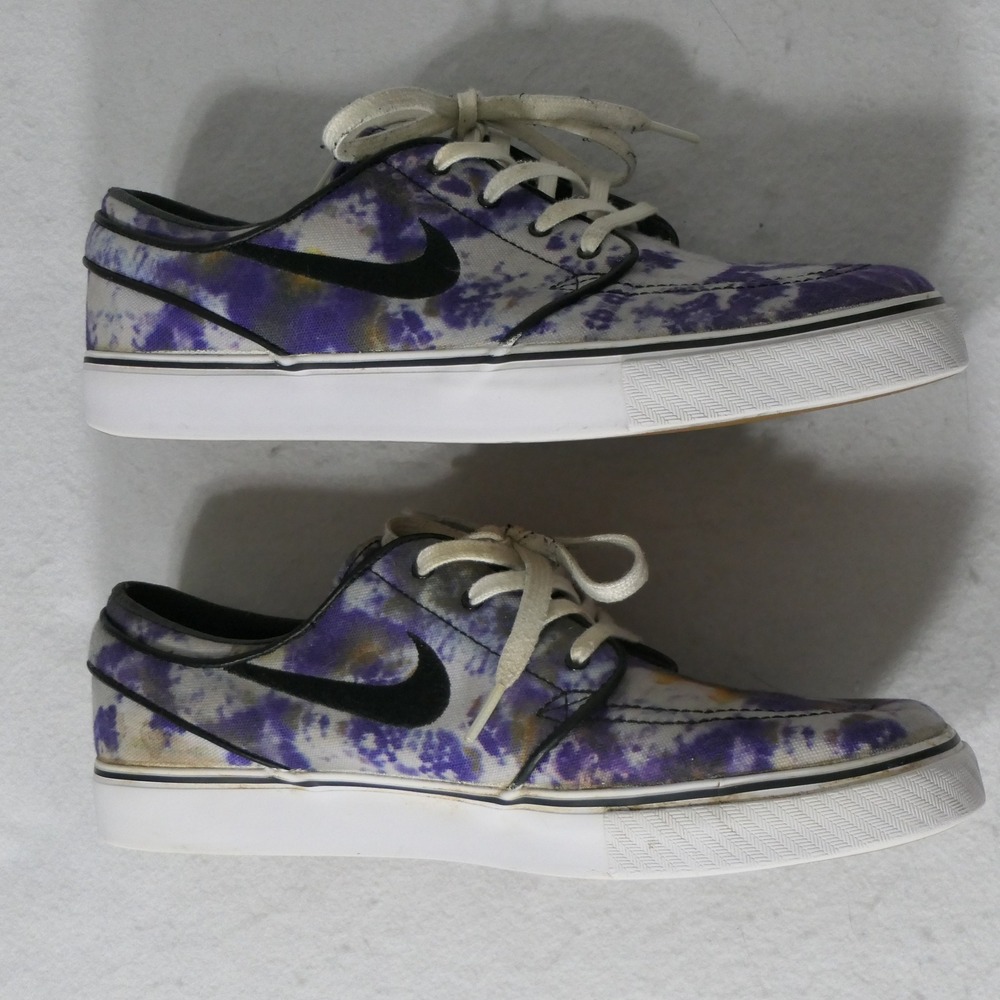Nike Mens SB Zoom Stefan Janoski Shoes 10 Purple Tie Dye Skate 678472-104 2014 - Picture 6 of 13